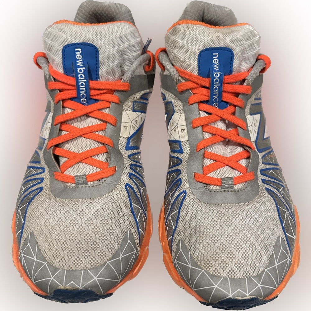NB New Balance 890v4 Orange Blue Running Shoes Sz 11.5 M890WO4 Athletic Casual